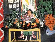 Henri Matisse Woman with vase oil painting artist